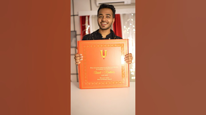 Ambani ki Shaadi Ka Card!