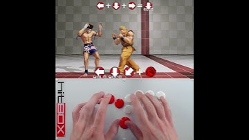 SOCD Dragon Punch on Hit Box #HitBox #HowToHitBox #KOF #KOFXV #SOCD