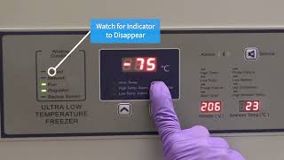 Setting the Date and Time Stamp for Data Logging on a Blizzard J Model Ultralow Freezer