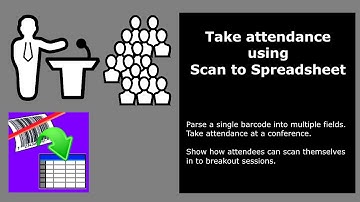 Taking attendance with Scan to Spreadsheet