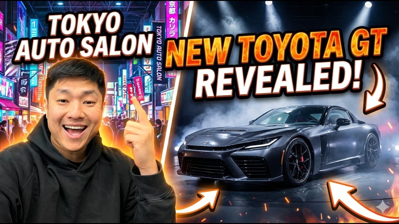 The New Toyota GT is ILLEGAL?! (Tokyo Auto Salon Madness)