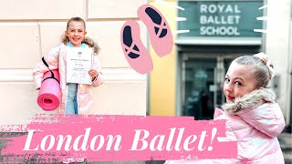 Darcy at the Royal Ballet School & London Family Day Out Vlog! Covent Garden & Great Food!
