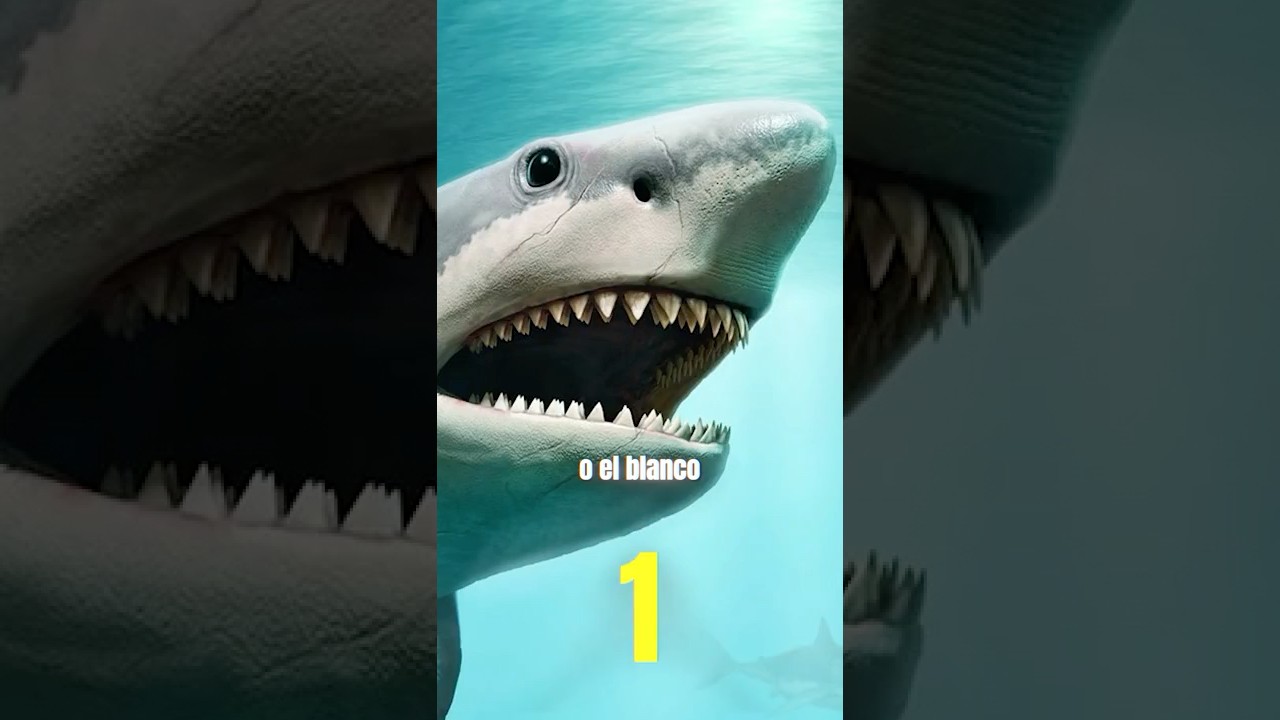 TOP 3 Tiburones más PELIGROSOS 🦈#tiburones #animales #biologia
