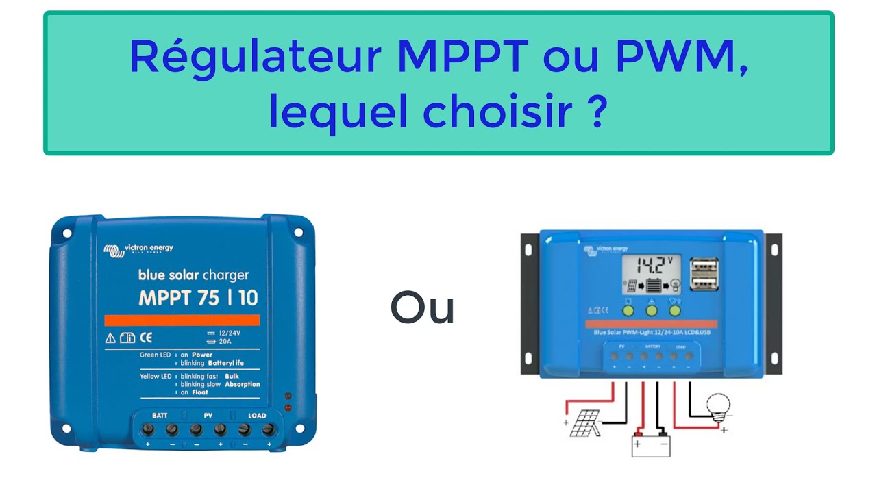 Quel régulateur choisi pour son installation? :différence entre un