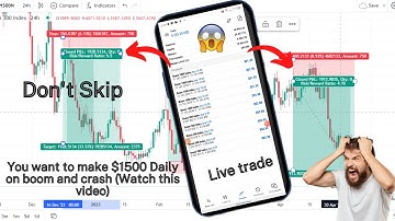 Guarantee $1500 No Loss Boom And Crash Strategy For Beginners 99.9% Accurate Using Moving Average