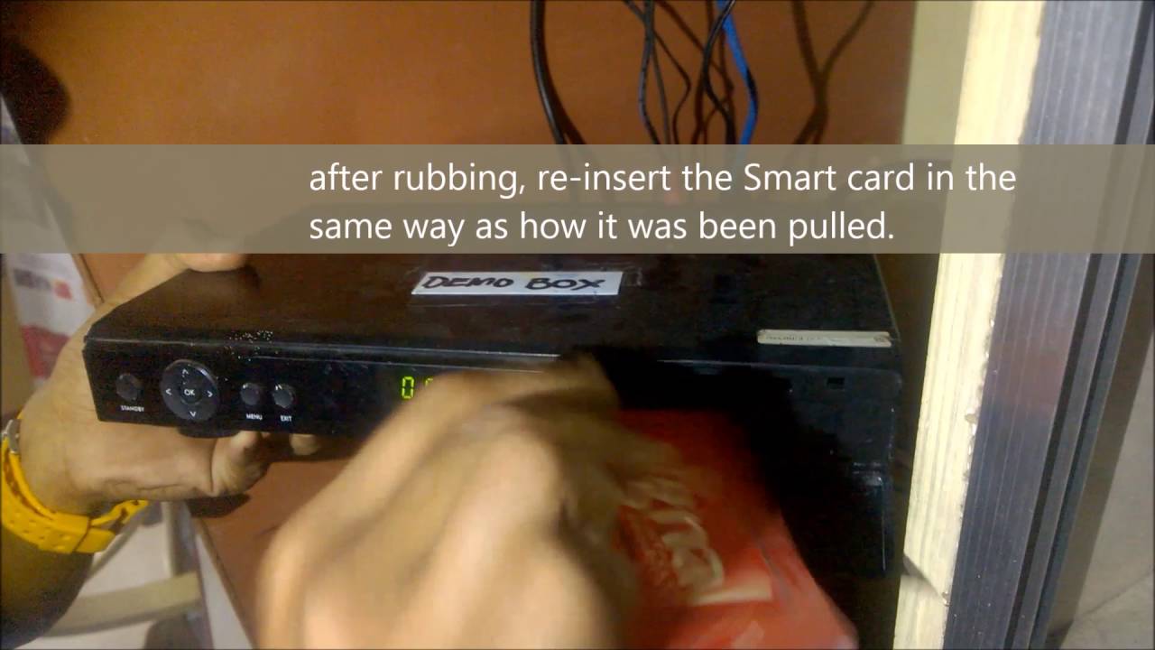 Cignal Box Technical Problem, Re insert the Smart Card - YouTube
