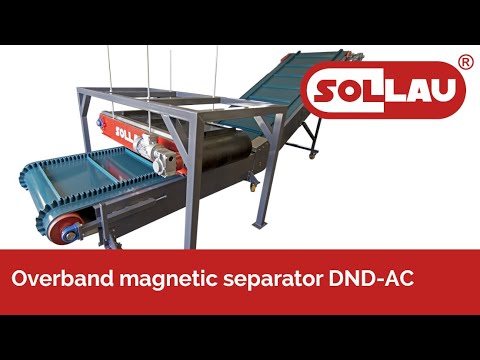 Permanent overband magnetic separators DND-AC - SOLLAU s.r.o.