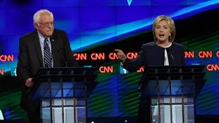 US Presidential candidate Hillary Clinton exudes confidence at the first Democratic debate