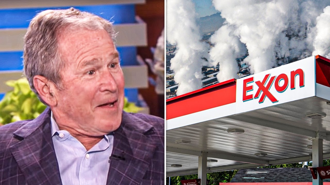War Criminal Bush Embraced As "Lovable Doofus" & Exxon Spent Years Creating Fake Climate Science