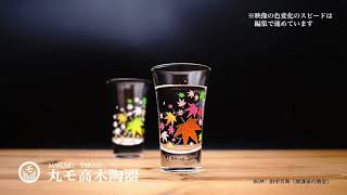 【商品紹介】冷感紅葉グラス天開ペアセット