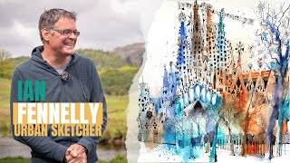 What urban sketcher Ian Fennelly thinks of Gaudi's La Sagrada Familia...