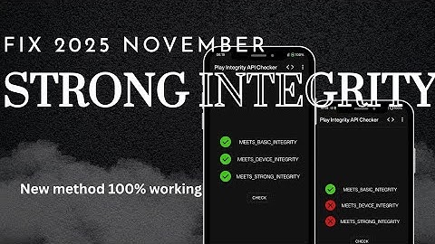 STOP WASTING TIME! 😱 Fix 2026 Strong play Integrity 6 Minutes! On any ANDROID.