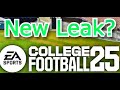 Ea sports college football 25 release and cover leak