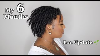 My 6 Months Loc Update Two Strand Twist 4C Hair