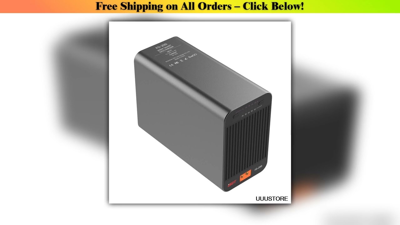 ISDT FD-200 200W 25A Support 2-8S Lipo Battery Wireless APP Control Discharger for