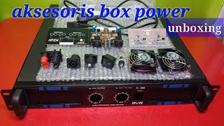 Review aksesoris dan panel box amplifier lengkap