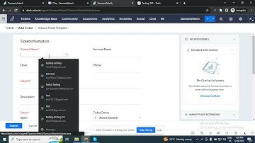 Zoho Desk integration with zoho cliq using extension - Rahul Bindal