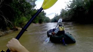Packrafting virgin river SR-9 Bridge to Washington Dam