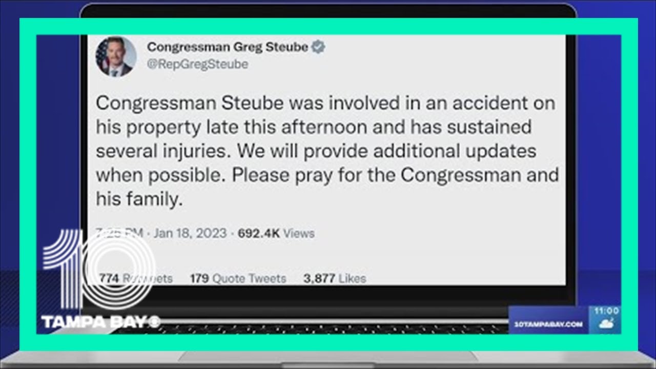 Rep. Steube sustains several injuries in home accident