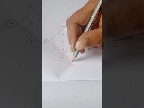 7-1 straight dots simple and easy muggulu designs subscribe my channel friends please subscribe