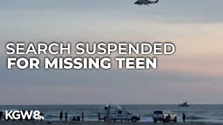 Coast Guard suspends search for missing teen swimmer off Washington coast