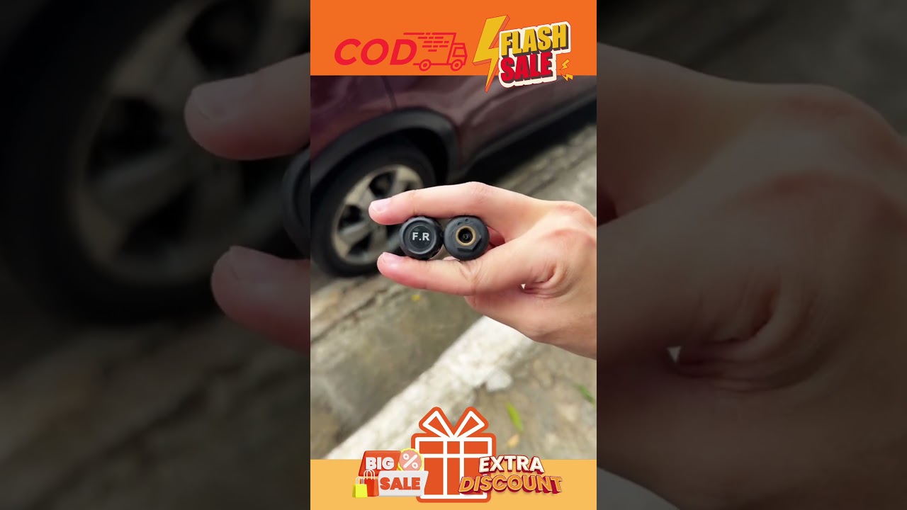 TPMS Car Tire Pressure Alarm Monitor System | TOYO + 4 External Sensors Review 