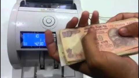 Value Note Counting Machine with the Fake Note Detection - CONT :022-4971 1010/9820348555