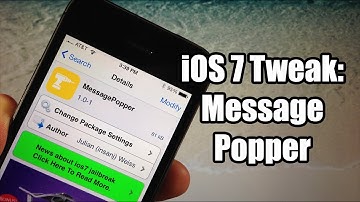 iOS 7 Jailbreak Tweak - MessagePopper - FREE
