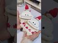 ショートケーキのもんちゃんを作ります　#おはしのもんすたー #かぎ針編み #編み物 #制作風景