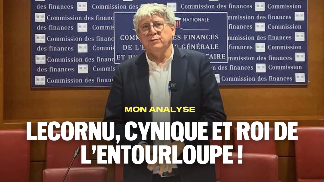 Monsieur Lecornu est un cynique et le roi de l'entourloupe ! - Mon analyse