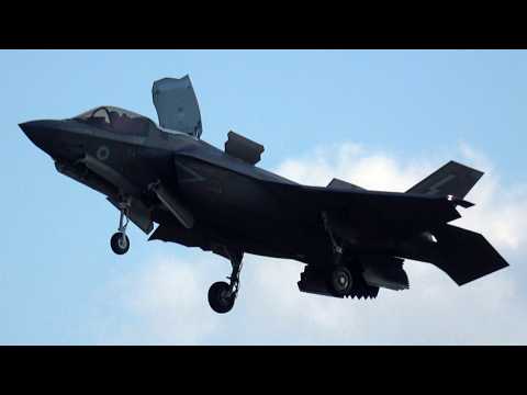 4Kᵁᴴᴰ RAF F-35B Lightning II Incredibly LOUD Hover @ NATO Days Ostrava / cz