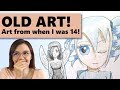 Reacting to Art From When I Was 14!  OLD ART!
