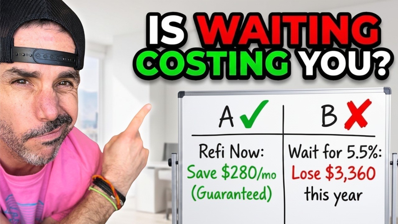 Many homeowners are holding out for the "perfect" interest rate, but waiting for the bottom could actually be costing you thousands in guaranteed savings. In this video, we use 50 years of data to break down the math behind the cost of waiting.

Key Takeaways:
1. Historical Cycles: Understanding the 5-7 year cycles of mortgage rates since the 1970s. 
2. The Fed Myth: Why Federal Reserve rate cuts do not automatically lower mortgage rates.
3. Break-Even Analysis: A mathematical look at how long it takes to recoup refinance costs (and why it might be longer than you think).
4. Guaranteed vs. Potential Savings: Why bypassing $280/month now for an extra $40 later is often a losing bet.

READY TO RUN THE NUMBERS? If you want a personalized analysis of your current mortgage and potential savings, let’s talk. Schedule a Consultation: https://mortgage-maestro.com/contact/

Explore our website: https://mortgage-maestro.com/

RESOURCES MENTIONED:
The Secret Mortgage Rate Window No One Talks About! - https://youtu.be/wGMAeUSbSVU
Stop Chasing Low Rates – Here's What Actually Matters! - https://youtu.be/zhPoGey5MMo

⬇️⬇️⬇️⬇️⬇️⬇️⬇️

📌 *Are you looking to buy a home in Colorado, California, Texas, Wyoming, or Florida? Contact us to get started: https://mortgage-maestro.com/contact/

⬆️⬆️⬆️⬆️⬆️⬆️⬇️

👇Subscribe to my channel for more videos like this👇
https://www.youtube.com/@mortgagemaestro

⬇️⬇️⬇️⬇️⬇️⬇️⬇️

We're a veteran-owned, top-rated independent mortgage broker servicing Colorado, California, Wyoming, Texas, and Florida. Our mission is to empower you to build wealth through real estate, with a focus on expert advice and education on mortgages. 

Whether you're a first-time home buyer interested in house hacking or real estate investing, our storytelling approach will guide you through every step of the process. 

We upload videos regularly. SUBSCRIBE to get regular updates on mortgage rates, market trends, and invaluable insights to help you make informed decisions about your most significant asset.  

⬆️⬆️⬆️⬆️⬆️⬆️⬇️

RAY WILLIAMS
Mortgage Maestro Group (NMLS #1838215)
🏢 387 N, Corona St #646, Denver, CO 80218
📞 (303) 779-0591
📧 ray@mortgage-maestro.com

#MortgageRates #RealEstateEducation #HomeBuying #Refinance #HousingMarket #FinancialLiteracy #MortgageTips