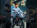 man riding bike