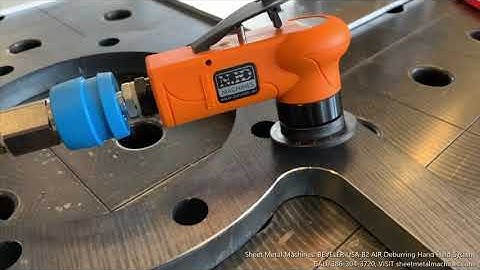 Sheet Metal Machines: BEVELER USA B2 AIR Deburring Hand Held System