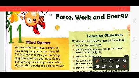 Class 4 Science Chapter 11 Force Work and Energy