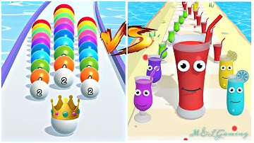 MAX LEVELS Ball Run 2048 VS Juice Run 💥🏆: All Levels Gameplay Walkthrough Android, iOS BIG UPDATE