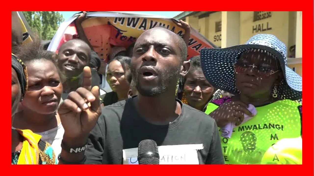 ODM PARTY IN KILIFI COUNTY PROTEST OVER PARTY NOMINATIONS - YouTube