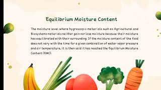 EQUILIBRIUM MOISTURE CONTENT