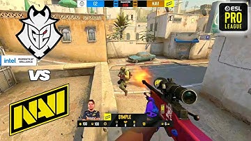 s1mple vs m0NESY! - G2 vs NaVi - ESL Pro League | CS:GO