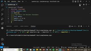 C++ Crash Course the Ultimate Guide Ep 3: Operations and Boolean statement