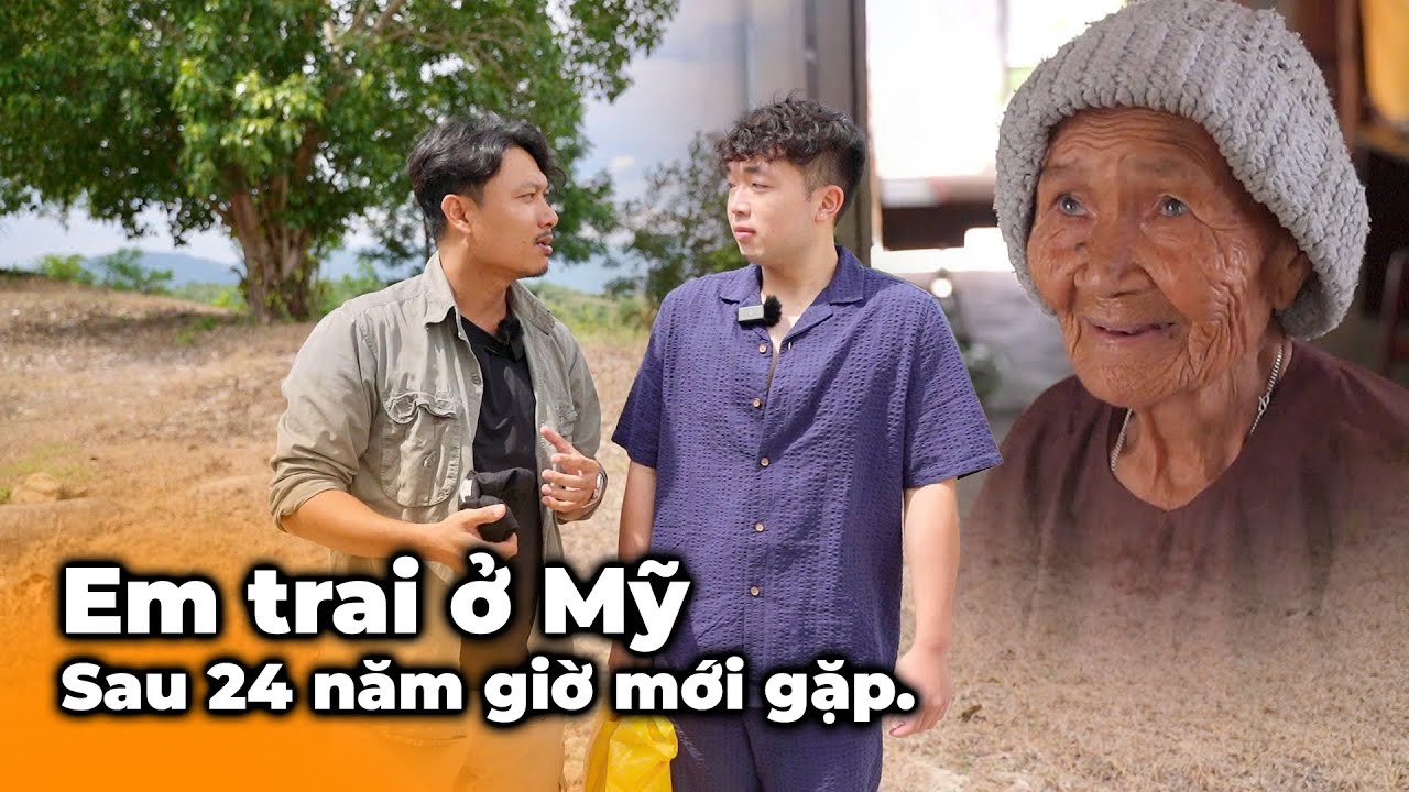 Sư bà tu 1 mình mang hết đồ ăn đãi em trai Nhân từ Mỹ về sau 24 năm giờ mới gặp