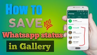 How to Save Whatsapp Status in your phone gallery🖼️/whatsapp status save kare #Mohtasimstore screenshot 5