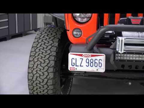 FB80706 Shackle Mounted License Plate Bracket Installation Guide - YouTube