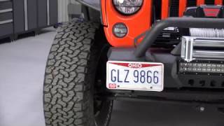 FB80706 Shackle Mounted License Plate Bracket Installation Guide