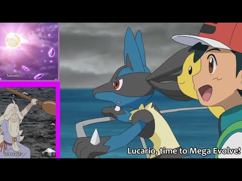 Ash Lucario mega evolve 🤩😱| Pokémon journeys preview of ep 84