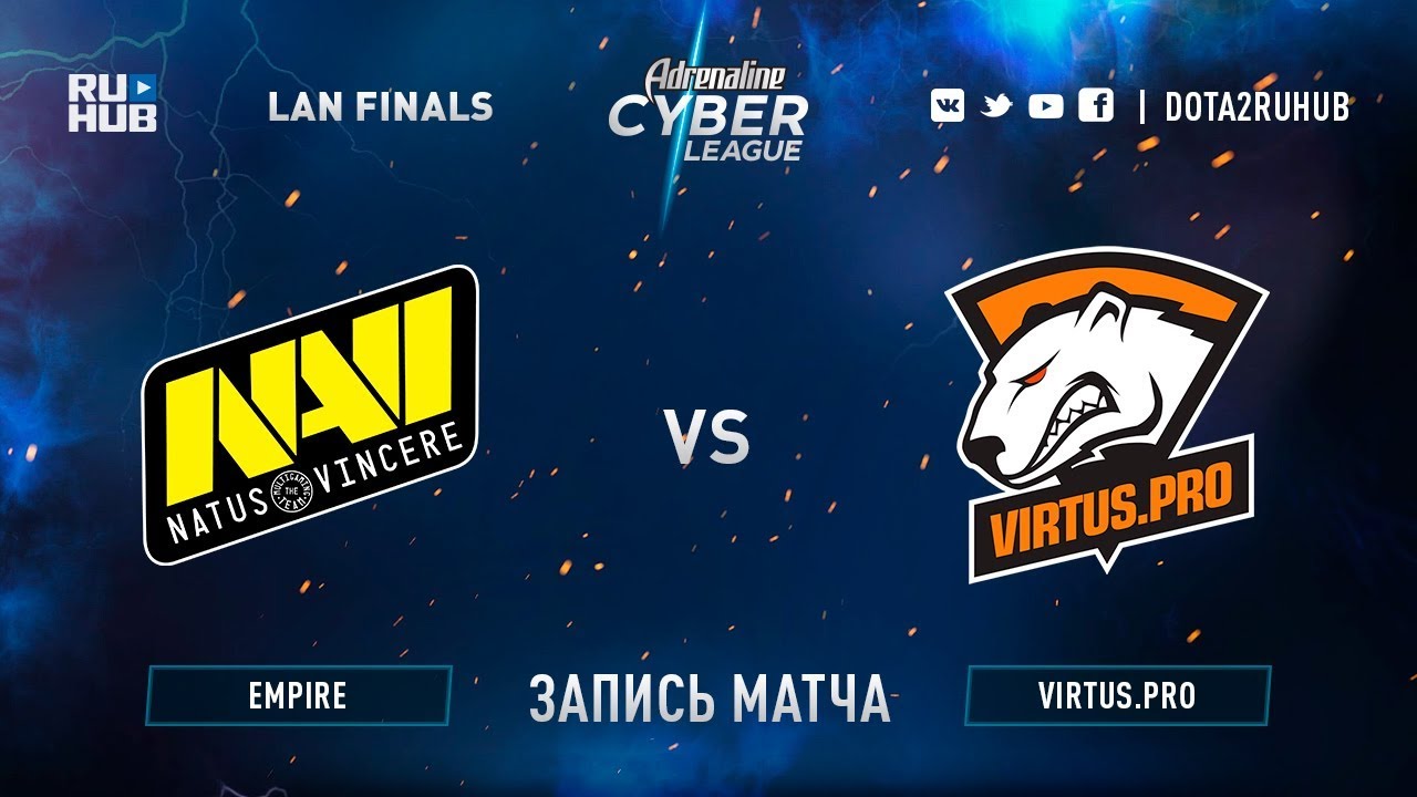 Natus Vincere vs Virtus.Pro, Adrenaline Cyber League, game 4 [Maelstorm, CrysalMay]