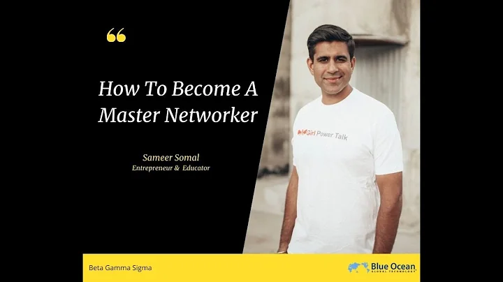 How to Become a Master Networker | Beta Gamma Sigm...