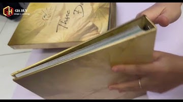 Menu Bìa Cứng Đóng Gáy Còng Sang Trọng