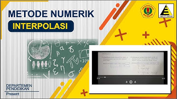 [CKCIV] INTERPOLASI METODE NUMERIK BUKAN MIMPI BURUK LAGI !!!!